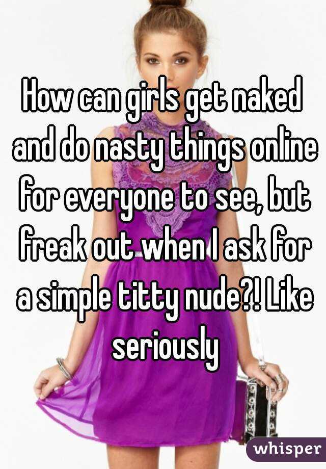 Naked Girls Doing Nasty Things
